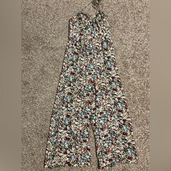 Floral Women's Jumpsuit - Picture 1 of 6